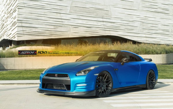 Blue Nissan GT-R by Jotech and ADV.1 1