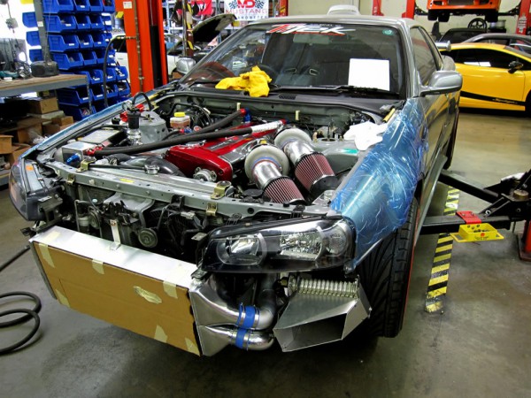 SP Engineering 1000 hp Nissan Skyline R34 not ready yet