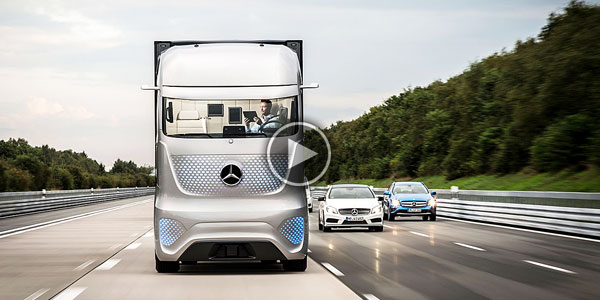 Mercedes-Benz Future Truck 2025 Driverless Concept