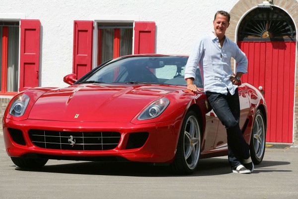 Michael Schumacher has big cars collection of ferrari. He is one of the biggest fans of Ferrari, he has almost all the models which are describe some moments in his life, as well as models that Ferrari has released only a certain range of customers. Michael Schumacher falls into one of the biggest collectors of Ferrari.