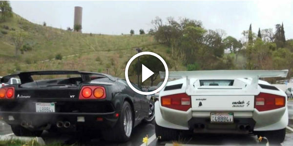 Lamborghini Countach LP5000 S and Diablo VT