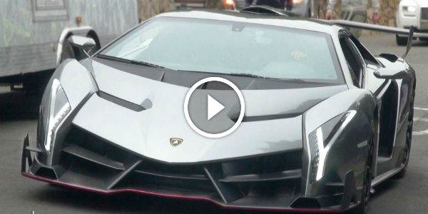 Lamborghini Veneno On The Road