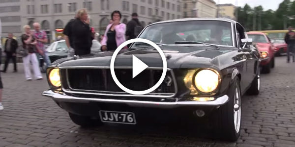 BULLITT!! 1968 Ford Mustang GT-390 Fastback 'Bullitt' - incredible V8 sound