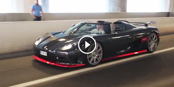50 Supercars Accelerations in Monaco's F1 Tunnel