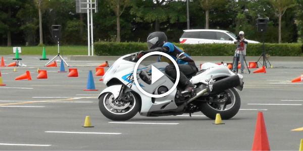 2014 DUNLOP MotoGymkhana Round2 H1 GSX1300R隼