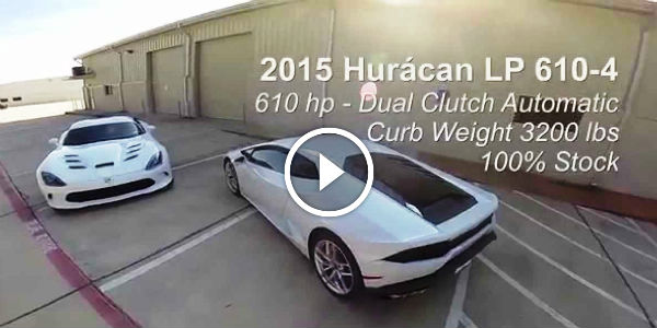 Viper TA vs Huracan vs F458 vs C6Z06 vs Mustang