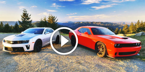 2015 Dodge Challenger SRT Hellcat vs. 2015 Chevrolet Camaro ZL1! - Head 2 Head Ep. 61