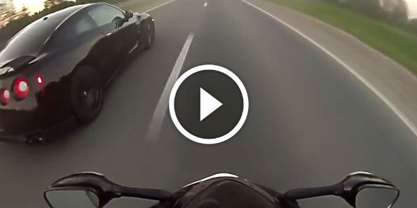 Nissan GTR vs Yamaha R1 vs GSXR 1000