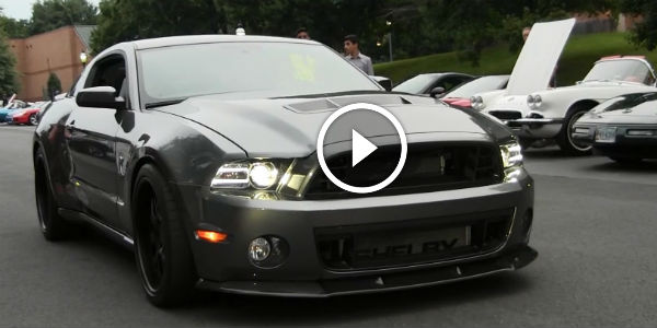 Shelby 1000 - Idle SOUND - Leaving - Cars and Coffee