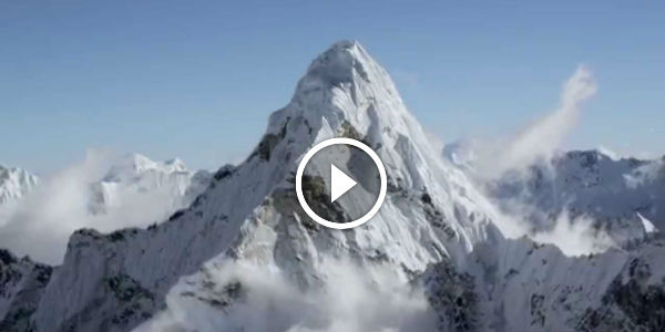 The Himalayas from 20000 ft
