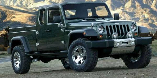the new jeep pickup truck front three quarters - cl