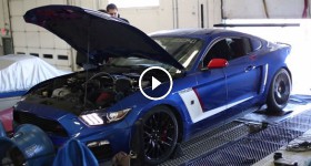 750rwhp ROUSH Performance Supercharged 2015 Mustang Dyno 93 octane