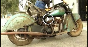 1948 Indian Chief motorcycle comes back to life after 40 years