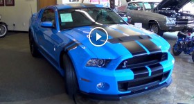 2013 Shelby GT500 Grabber Blue 662 HP Supercharged 5.8 DOHC