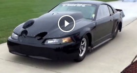 3000hp Stangs twin turbo mustang waking up the neighbors