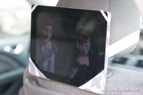 10-Car-Hacks-You-Should-Know- custom made tablet holder for back seats