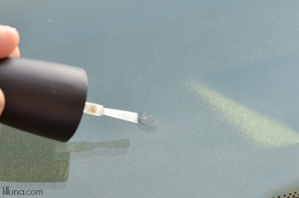 10-Car-Hacks-You-Should-Know- fix windshield cracks with nail polish