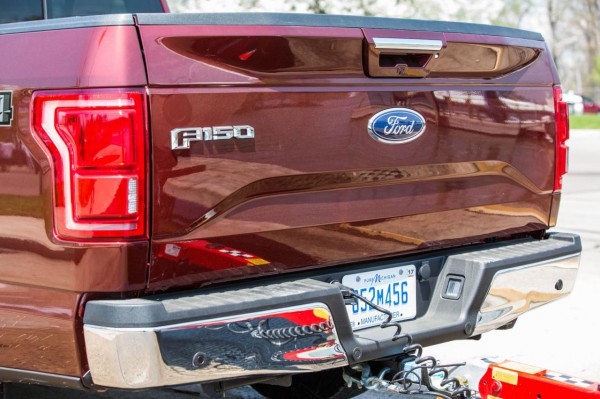 2016 Ford F-150 with Pro Trailer Backup Assist rear side view close up