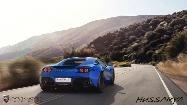 Arrinera Hussarya rear end blue version