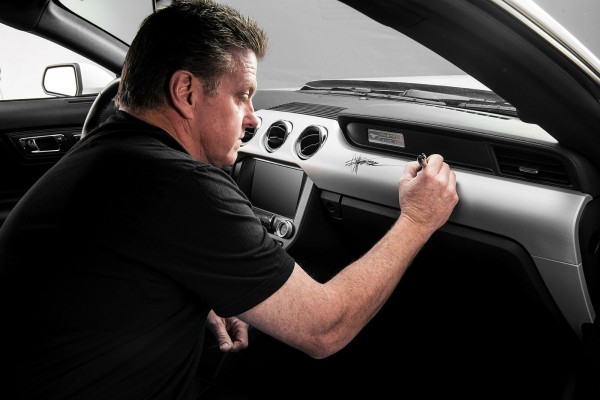 Chip Foose signing the MMD 2015 Mustang GT
