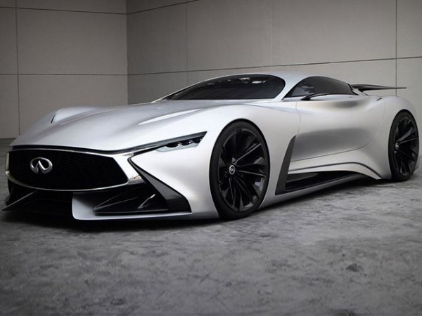Infiniti Vision GT concept car front three quarters
