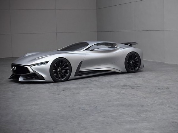 Infiniti Vision GT concept car side three quarters