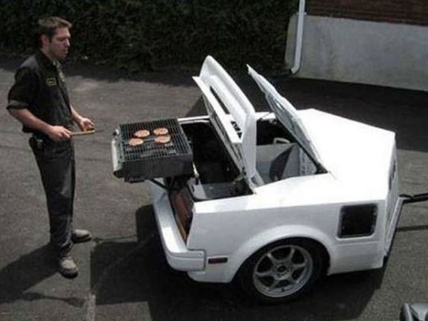 car bbq