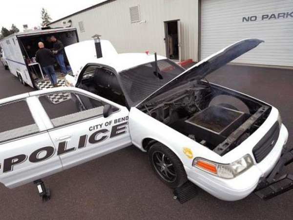 police car 'Car-B-Que'