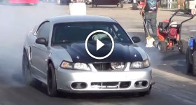 056 Huge Turbo Mustang vs Trans Am