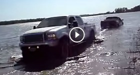 2003 Powerstroke pulling out 2010 Duramax