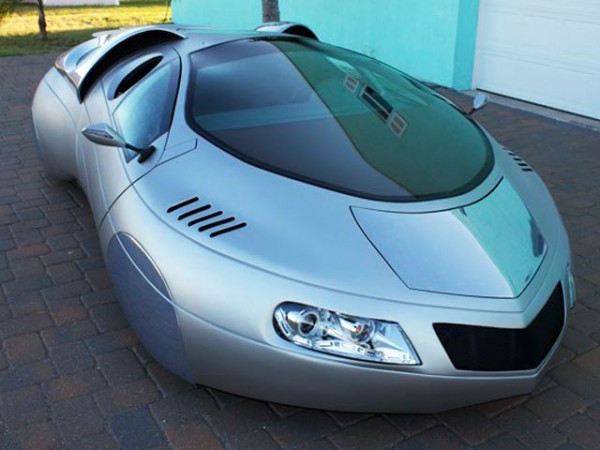 ETV futuristic concept car - front three quarters