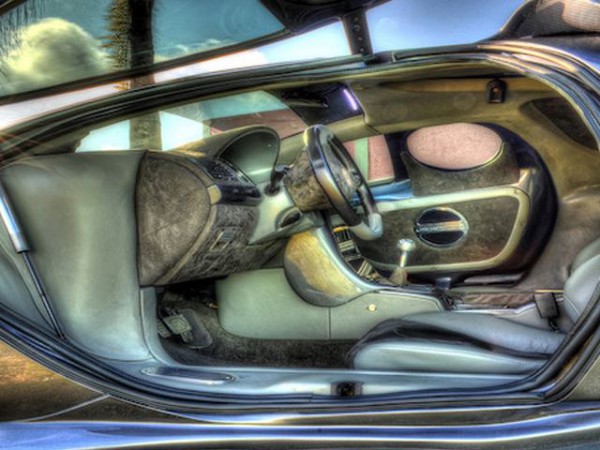 ETV futuristic concept car - interior