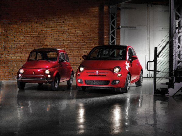 Fiat 500 old and new