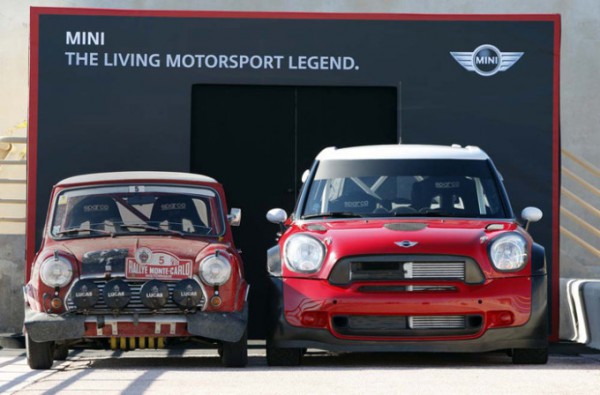 Mini Classic Cooper S rally and Countryman WRC