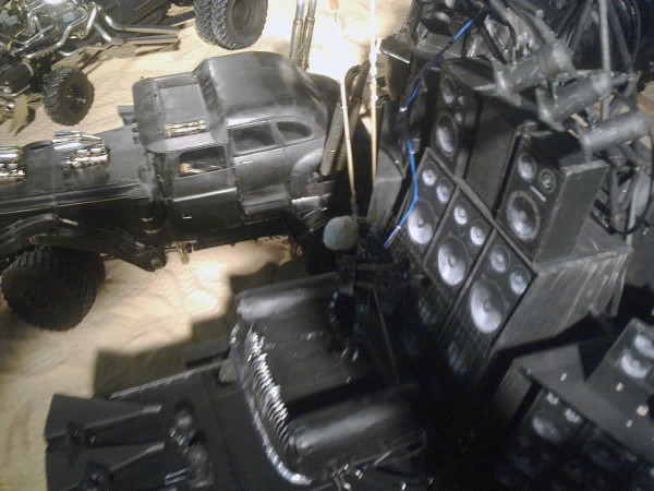 mad max fury road the doof wagon top view