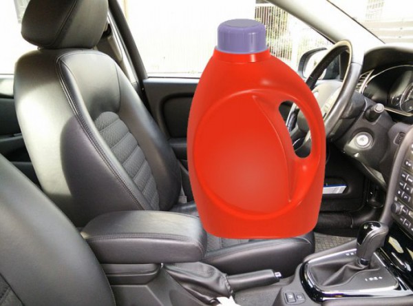 using laundry detergent to clean your car
