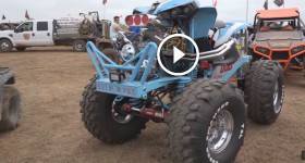 HUGE V8 POWERED ATV ON 38S!!