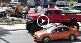 Tall Lifted Truck
