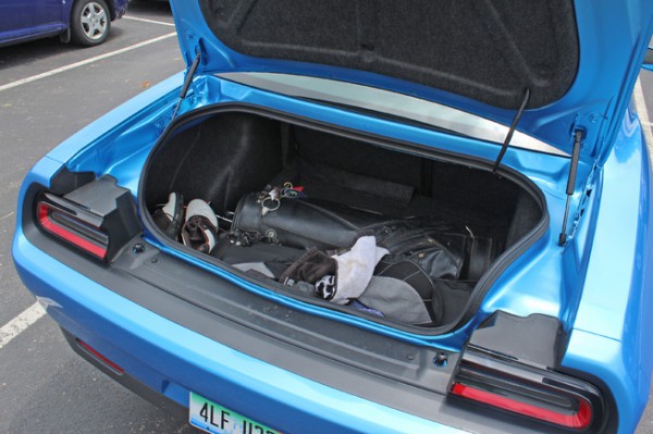 2015 Dodge Challenger Scat Pack open trunk