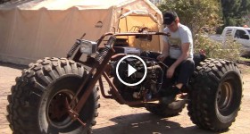 Black Widow Monster Trike test drive