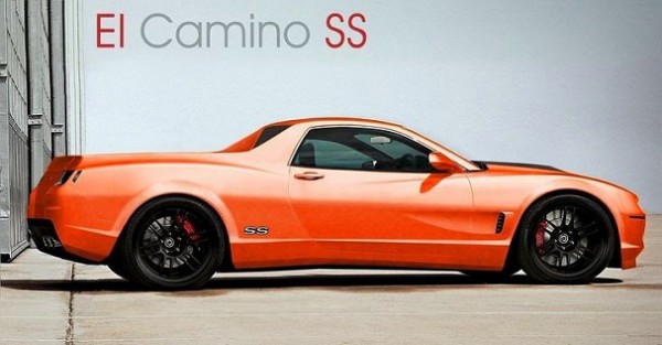 Chevrolet El Camino SS side view