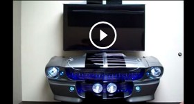 Eleanor Shelby Ford Mustang TV Lift Display being sold at Barrett-Jackson 2015 Automobilia Auction