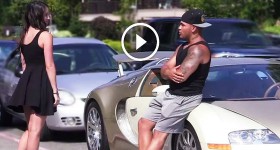 Gold Digger Prank - Picking Up Women with a Bugatti - Picking Up Girls - Funny Pranks - Pranks 2014