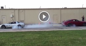 Chevy Corvette Z06 C5 vs 2014 Ford Mustang GT Tug O' War
