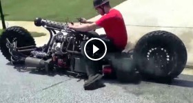 Test Drive of AWD Hydrostatic Diesel Motorcycle