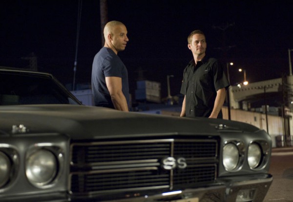 Dom Toretto's 1970 Primer Chevrolet Chevelle SS front end close up
