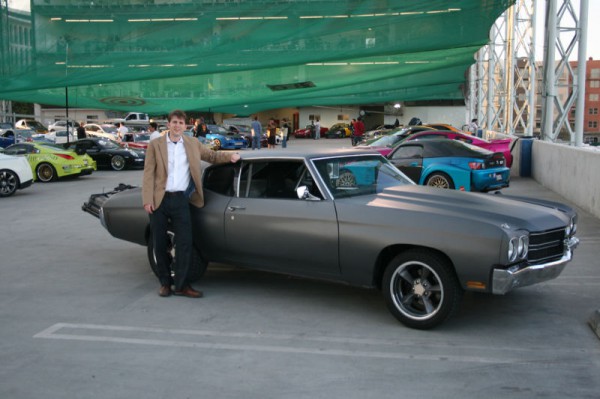 Dom Toretto's 1970 Primer Chevrolet Chevelle SS side three quarters