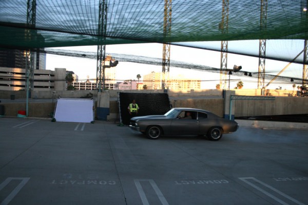 Dom Toretto's 1970 Primer Chevrolet Chevelle SS side view