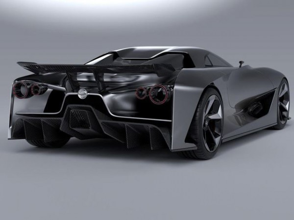 New Nissan GTR concept rear three quarters