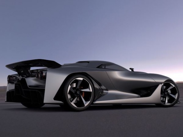 New Nissan GTR concept side three quarters